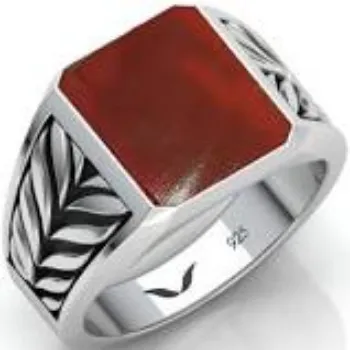 Appealing Men Silver Ring 